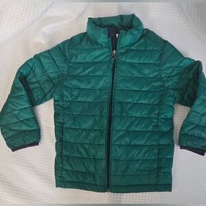 Amazon Essentials Kids Green Puffer Jacket Size (S ) 6-7